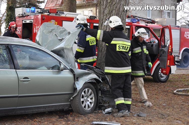 Wypadek przy Kościele w Chomętowie.