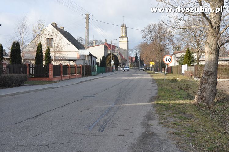 Wypadek przy Kościele w Chomętowie.