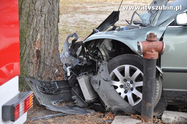 Wypadek przy Kościele w Chomętowie.