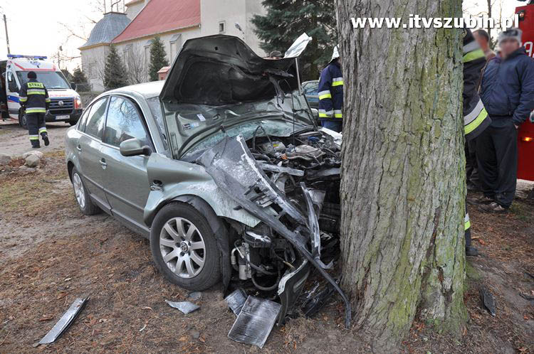 Wypadek przy Kościele w Chomętowie.