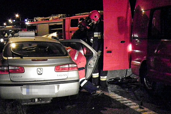 Cztery ofiary śmiertelne w wypadku na obwodnicy Nakła nad Notecią.