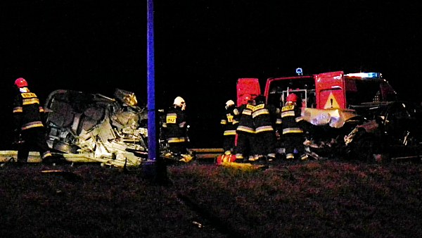 Cztery ofiary śmiertelne w wypadku na obwodnicy Nakła nad Notecią.