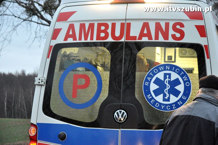 Potrącenie rowerzysty na krajowej piątce przed Kołaczkowem