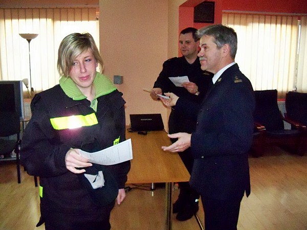 Egzamin z II części szkolenia podstawowego.