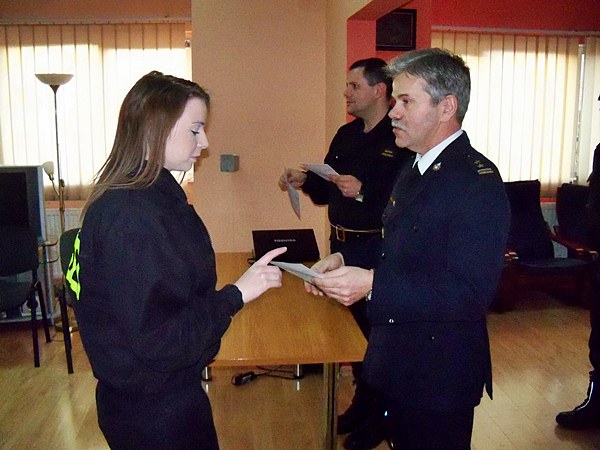 Egzamin z II części szkolenia podstawowego.