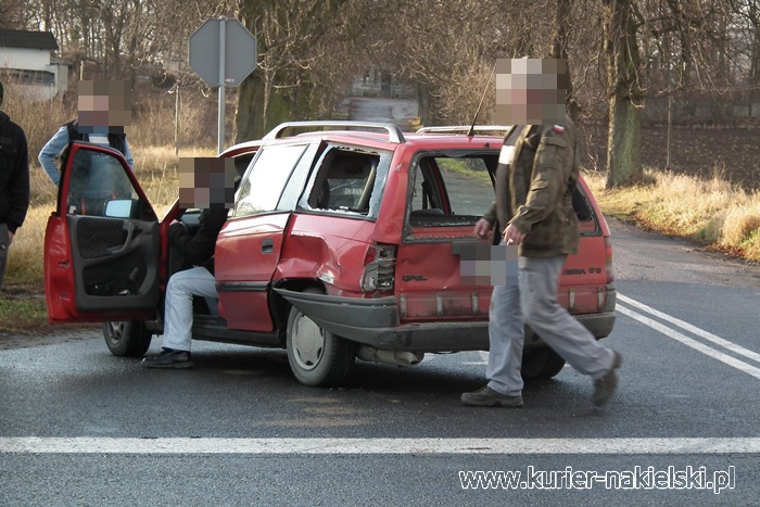 Kolizja na krajowej 10 w Lubaszczu