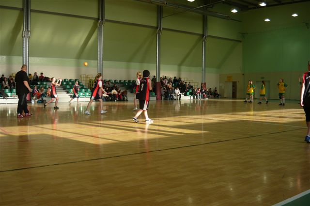 Ćwierćfinał wojewódzki w piłce ręcznej dziewcząt.