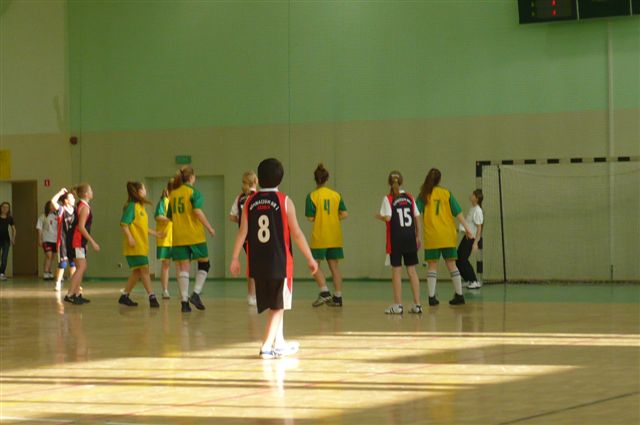 Ćwierćfinał wojewódzki w piłce ręcznej dziewcząt.