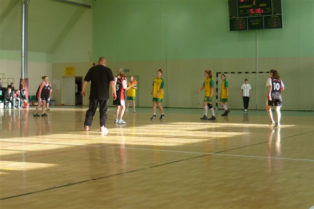 Ćwierćfinał wojewódzki w piłce ręcznej dziewcząt.