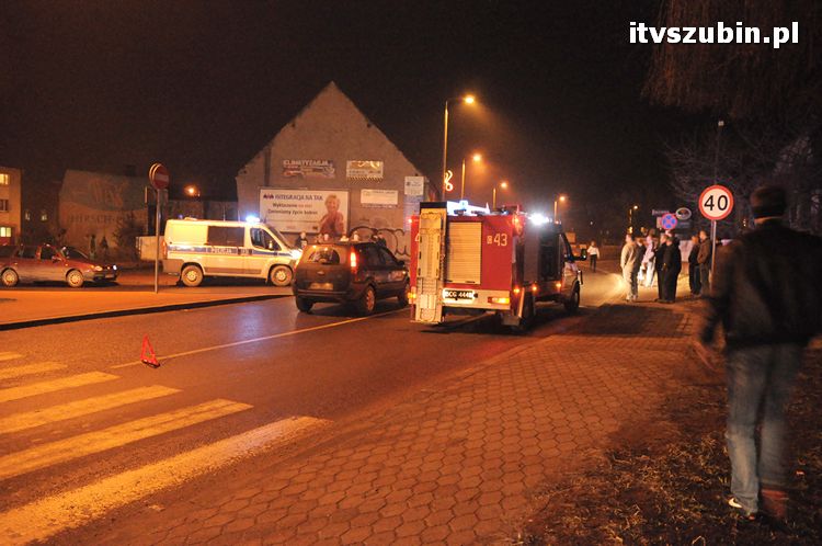 Potrącenie pieszej w Szubinie