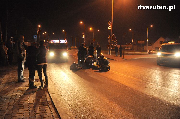 Potrącenie pieszej w Szubinie