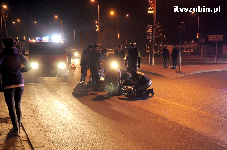 Potrącenie pieszej w Szubinie