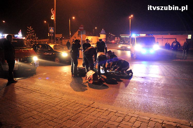 Potrącenie pieszej w Szubinie