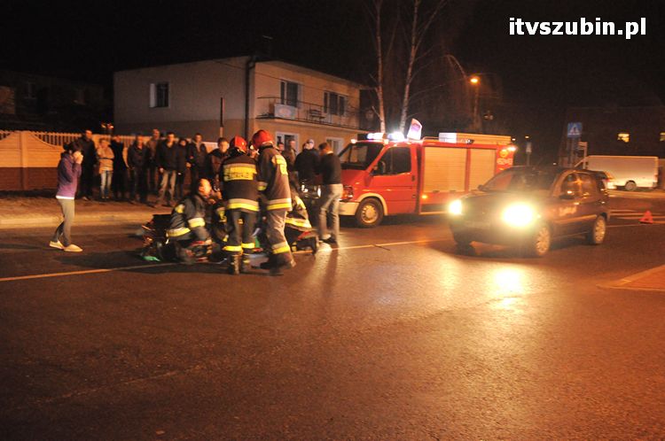 Potrącenie pieszej w Szubinie