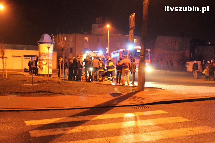 Potrącenie pieszej w Szubinie