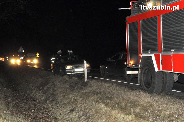 Dwa pożary, jedno zdarzenie drogowe w przeciągu dwóch godzin