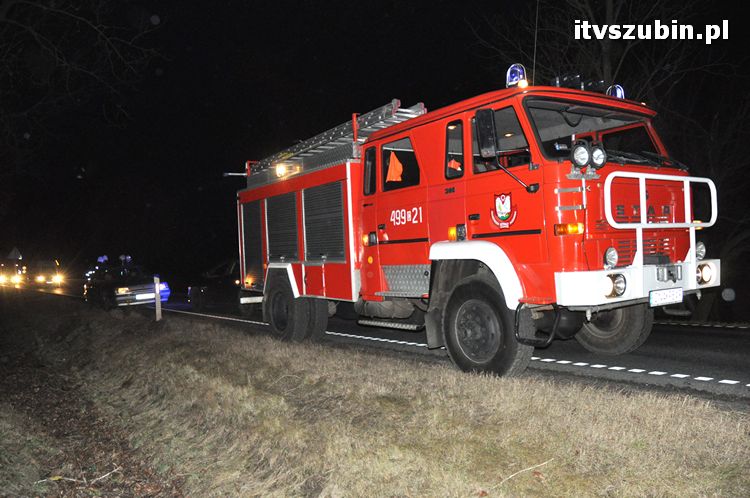 Dwa pożary, jedno zdarzenie drogowe w przeciągu dwóch godzin