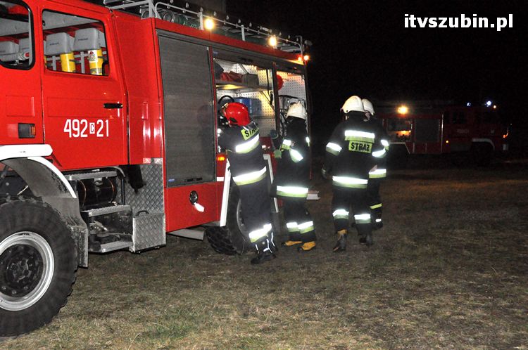 Dwa pożary, jedno zdarzenie drogowe w przeciągu dwóch godzin