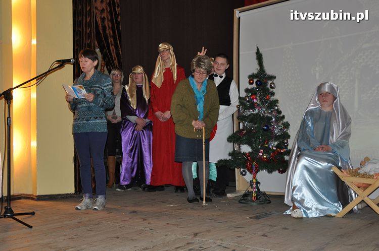 Jasełka w wykonaniu uczniów i nauczycieli z ZSS w Szubinie