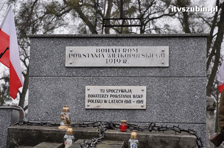 Uroczystość obchodów 93. Rocznicy Powstania Wielkopolskiego w Szubinie