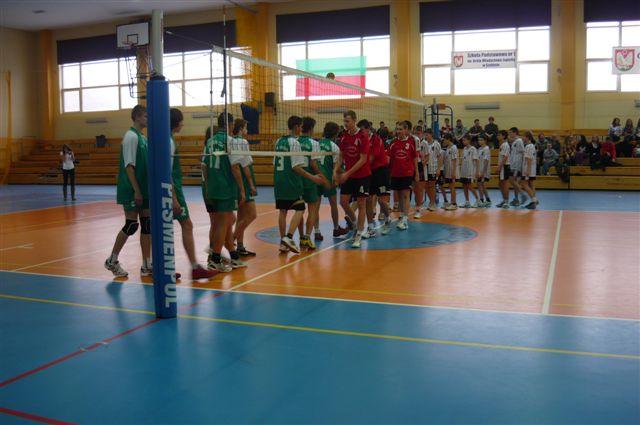 Mistrzostwa Powiatu Nakielskiego w Siatkówce Chłopców Szkół Gimnazjalnych.