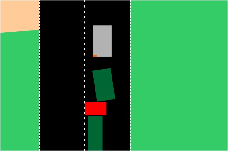 Wypadek trzech samochodów na krajowej 5, dwie osoby trafiły do szpitala
