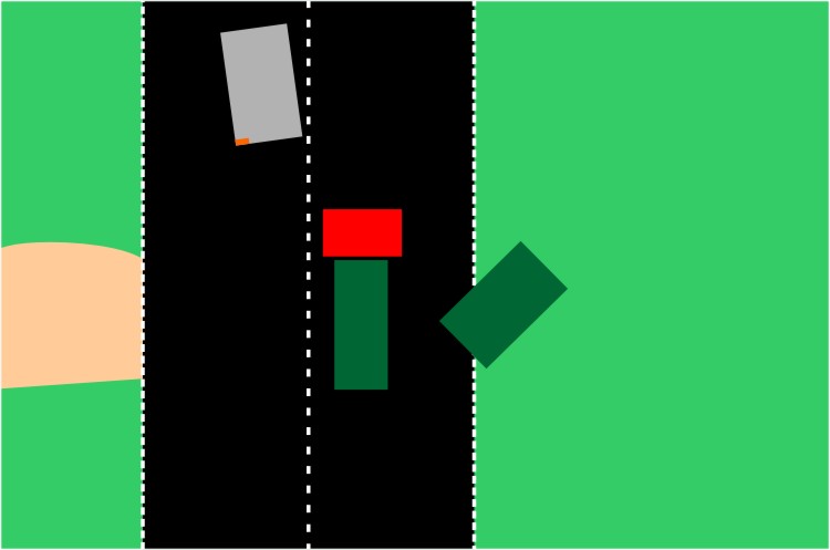 Wypadek trzech samochodów na krajowej 5, dwie osoby trafiły do szpitala