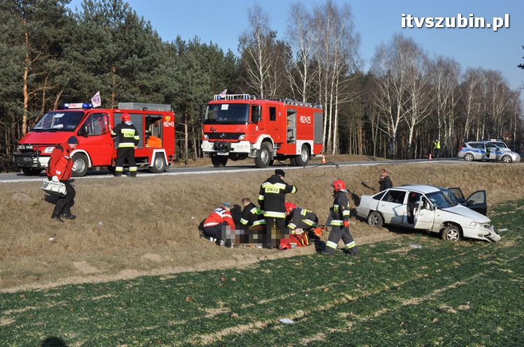 Tragiczny wypadek na krajowej 5 pomiędzy Kowalewem Wlkp. a Wąsoszem