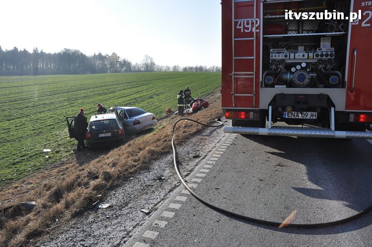 Tragiczny wypadek na krajowej 5 pomiędzy Kowalewem Wlkp. a Wąsoszem