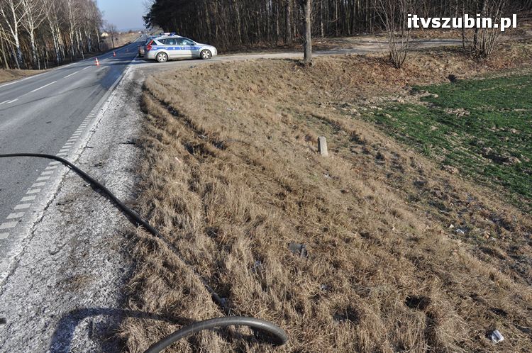 Tragiczny wypadek na krajowej 5 pomiędzy Kowalewem Wlkp. a Wąsoszem