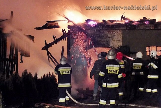 Spłonął budynek inwentarski wraz z trzodą chlewną
