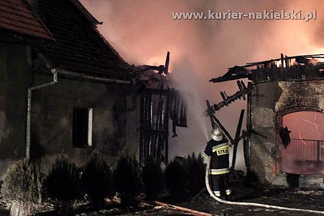 Spłonął budynek inwentarski wraz z trzodą chlewną