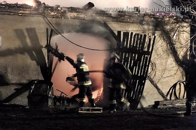 Spłonął budynek inwentarski wraz z trzodą chlewną