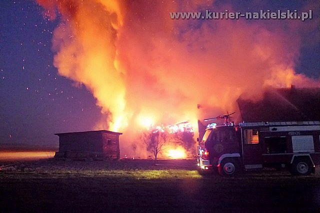 Spłonął budynek inwentarski wraz z trzodą chlewną