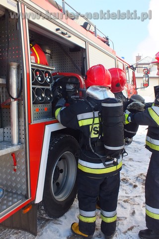 Pożar budynku jednorodzinnego w Karnowie gmina Nakło nad Notecią