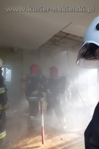 Pożar budynku jednorodzinnego w Karnowie gmina Nakło nad Notecią