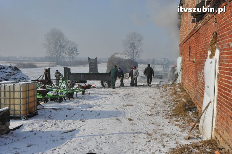 Pożar samochodu w Wąsoszu