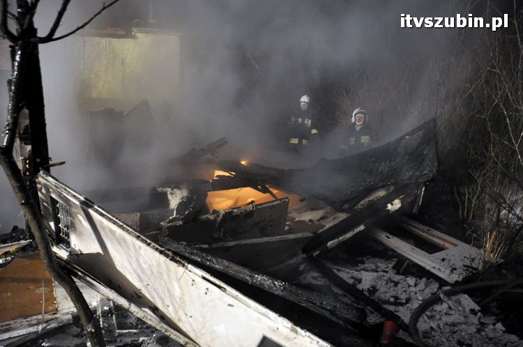 Spłonął budynek gospodarczy w Rynarzewie