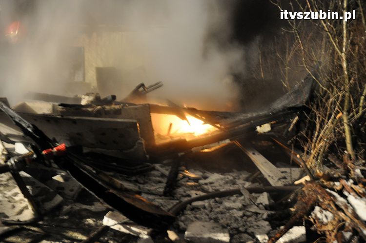 Spłonął budynek gospodarczy w Rynarzewie