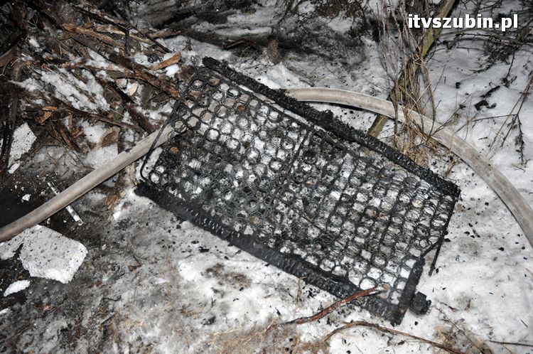 Spłonął budynek gospodarczy w Rynarzewie