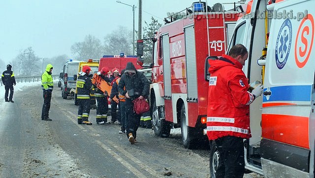 Wypadek w Występie gmina Nakło nad Notecią