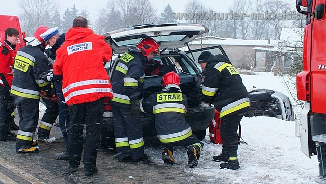 Wypadek w Występie gmina Nakło nad Notecią