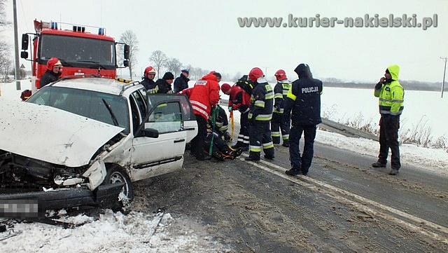 Wypadek w Występie gmina Nakło nad Notecią