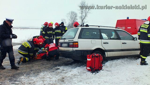 Wypadek w Występie gmina Nakło nad Notecią