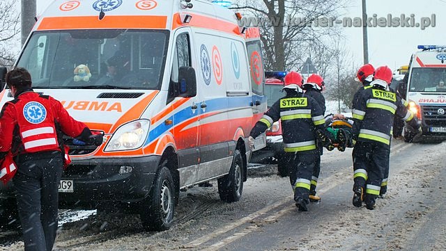 Wypadek w Występie gmina Nakło nad Notecią