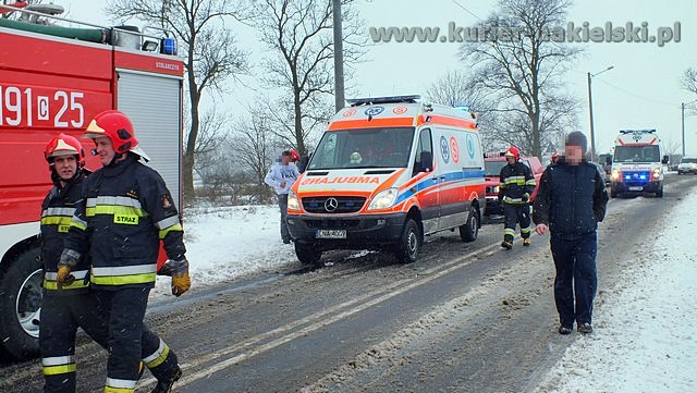 Wypadek w Występie gmina Nakło nad Notecią