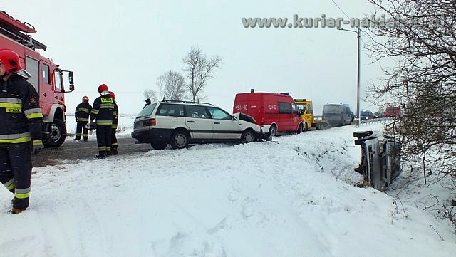 Wypadek w Występie gmina Nakło nad Notecią