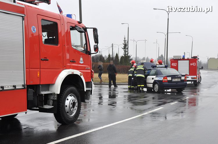 Zdarzenie drogowe z udziałem radiowozu