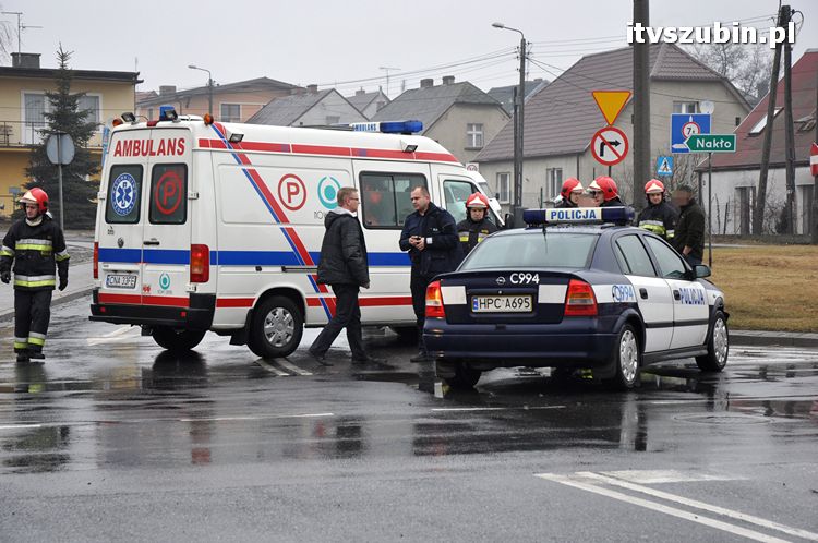 Zdarzenie drogowe z udziałem radiowozu