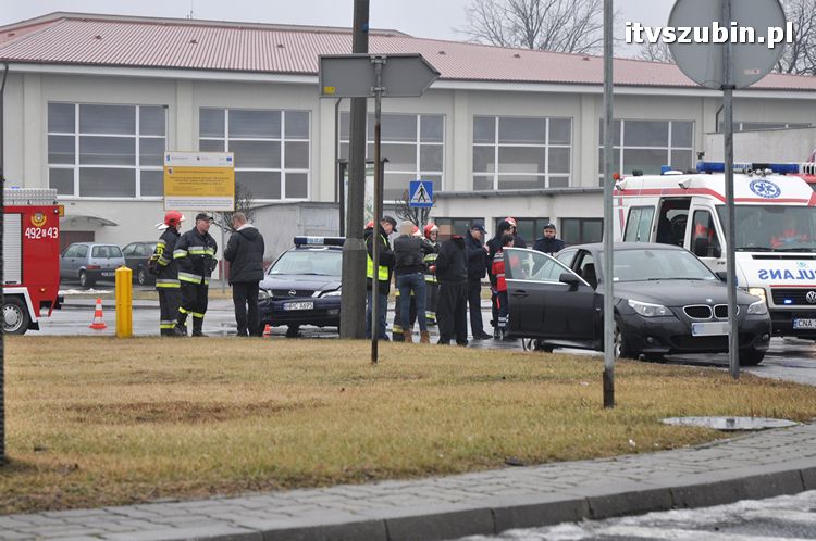Zdarzenie drogowe z udziałem radiowozu